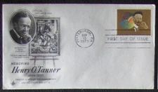 US FDC SC #1486 HENRY O'TANNER  Art Craft 1973.