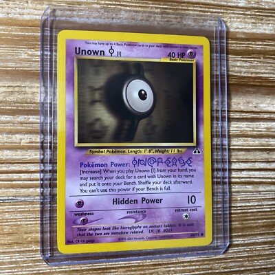 Unown I Neo Discovery 68/75 Pokemon Card Unlimited NM-Mint