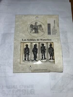 Pack of 4 Napoleonic French Metal Toy Soldiers Waterloo Britain