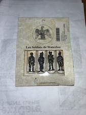 New Pack of 4 Napoleonic French Metal Toy Soldiers Waterloo Britain