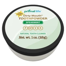 Toothpowder Spearmint 1 Oz By Primal Life Organics