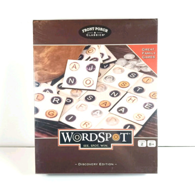 Word Spot Hidden Word Tile Game Discovery Edition Front Porch Classics New 