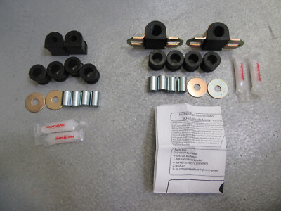 Prothane 12-1108 & 12-1109 Suspension Stabilizer Bar Bushings Black Poly 12.5 19
