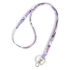 VERA BRADLEY Lanyard in Signature Cotton Pattern Enchanted Garden