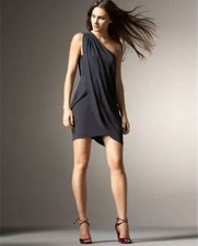 Marc Jacobs Navy One Shoulder Dress Size L