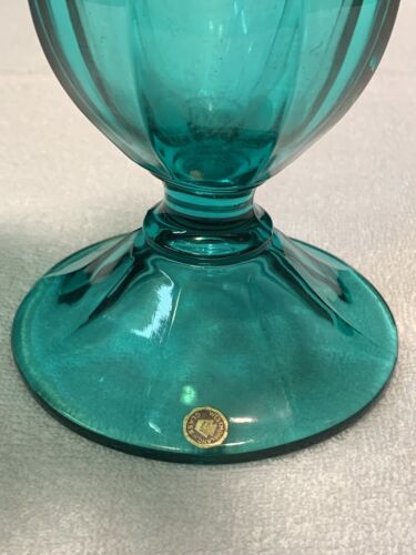 Westmoreland Laurel Green Colonial Vase w/ Sticker RARE color - 第 2/9 張圖片