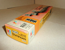 Vintage 1970 MILTON BRADLEY MB Halsam Dragon Double Six Wooden 28 Dominoes 4130