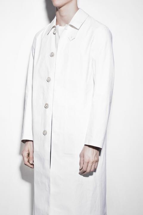 Maison Margiela Jacket Coat Cotton Off White Size 48 crafted Maison Margiela Jacket Coat Cotton Off White Size 48 crafted