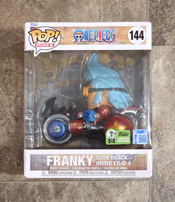 Funko Pop! One Piece Franky with Black Rhino #144 2026 ECCC