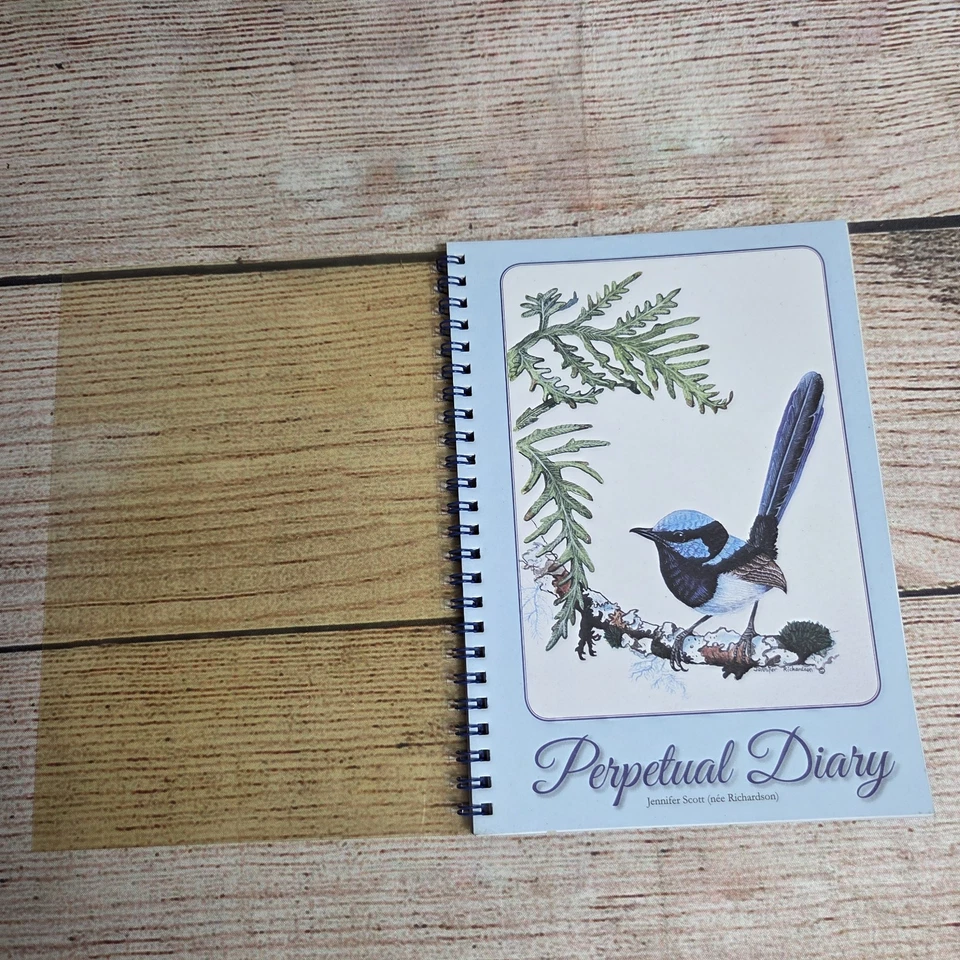 Perpetual Diary by Jennifer Scott (nee Richardson) ~Spiral Bound, Clear Plastic - Image 2 of 4