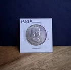 1963-D Franklin Half Dollar Circulated 90% Silver 50C Look!