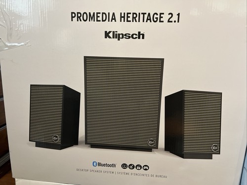 Klipsch ProMedia Heritage 2.1 Multimedia Speakers 8” Subwoofer w/Remote - Afbeelding 4 van 7