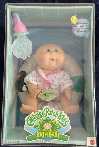 🛁 VTG Cabbage Patch Kids Bath Baby – Iris Camille (Mattel) – NEW in Box!