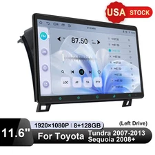 11.6" For Toyota Tundra 2007-2013/ Sequoia 2008+ Android Radio Carplay 8+128GB