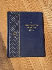 VTG WHITMAN ALBUM Eisenhower Dollars 1971-  9590 NOS Unused