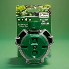 Expert Gardener 4-Pattern Lawn Sprinkler 900 Sq. Ft. New