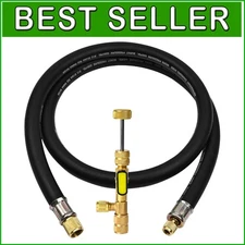 Faster Refrigerant Recovery Kit - 1/2" Hose and Valve Core Remover Tool Included