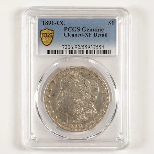 1891-CC Key Date Morgan Dollar $1 XF Details PCGS Carson City 31116