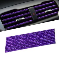 Eurowagens AusströMungs- Zierleisten Violett FüR AutozubehöR, 10Er Pack
