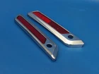 Harley-Davidson 14-23 OEM Chrome Saddlebag Hinge Covers 90200448 90200449