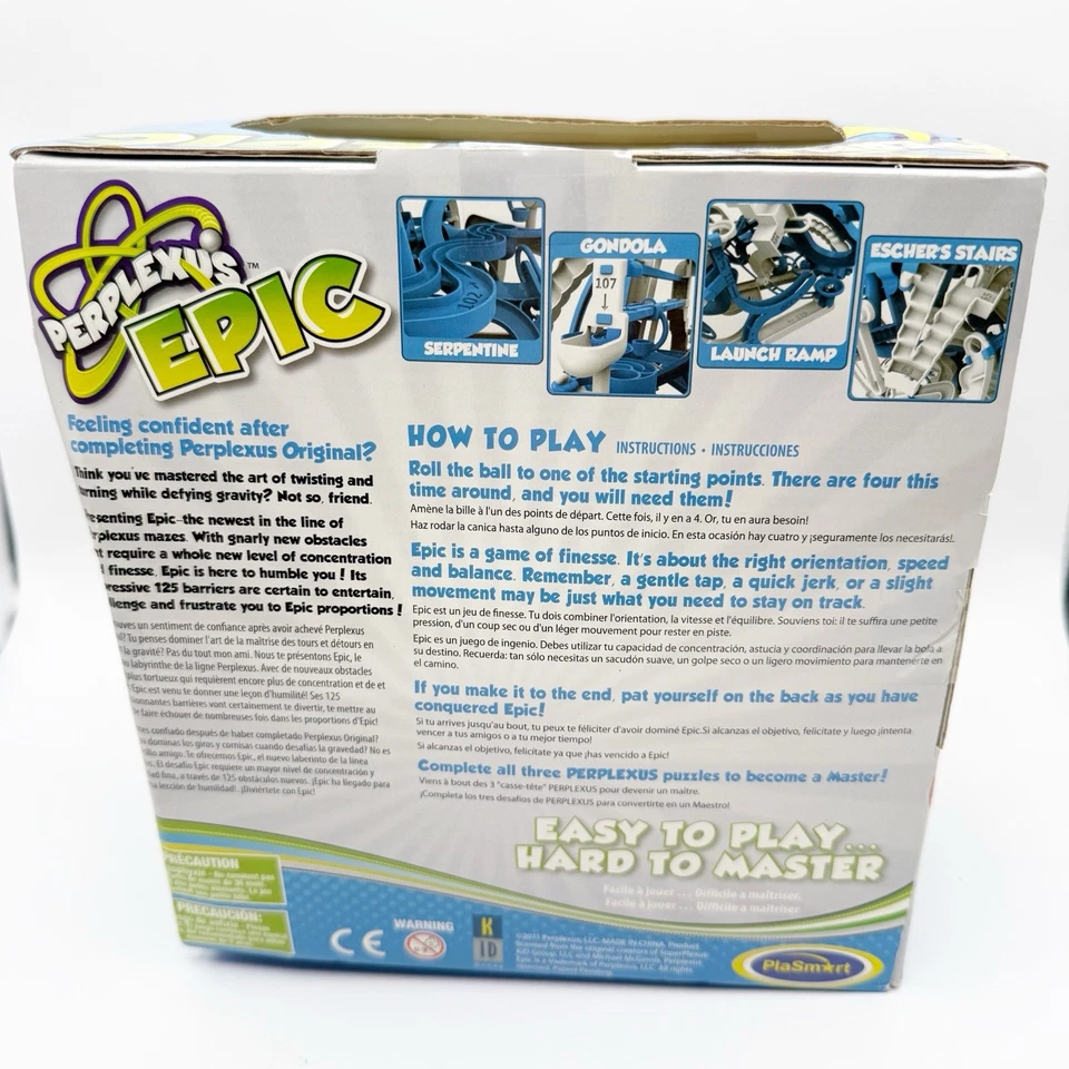 PERPLEXUS EPIC The Original 3-D Maze Gravity Brain & Dexterity Challenge Puzzle - Image 3 of 4