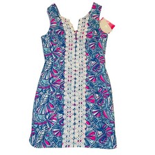 Lilly Pulitzer women's dress target 20th anniversary blue pink lace NWT shell 4