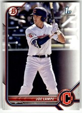 2022 Bowman Draft #BD-67 Joe Lampe 1st Cleveland Guardians Baseball