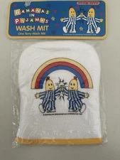 Vintage Bananas In Pyjamas ABC 1998 Kids Wash Mit New Sealed Rare Collectibles