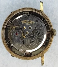 C1504 mens Caravelle 11DPD Vintage Movement Manual Wind Old Watch Parts lot