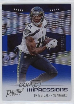 2020 Panini Prestige Impressions Xtra Points Blue 126/299 DK Metcalf #IM-DK 1lj1