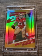 Jimmy Garoppolo 🏈Rare Refractor Gold Holo Investment Card Non Auto Panini 49ers