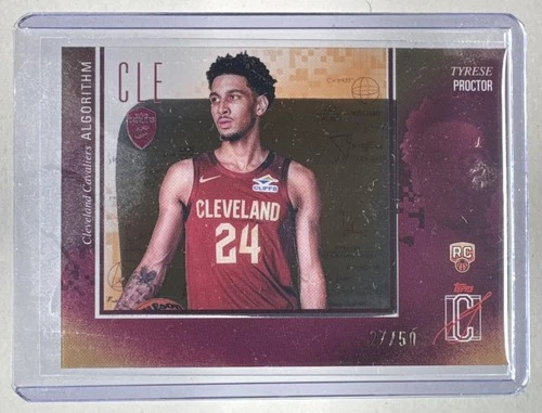 2025 Topps Signature Tyrese Proctor Orange (RAW)