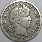 1905-P Barber Dime (Lot#1)