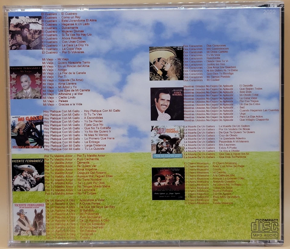Vicente Fernández - 9 Albums En Uno - Vol.3 - MP3 Audio - Image 2 of 3