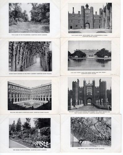 Post Cards London Early 1900s Hampton Courts Seires