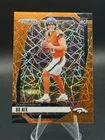 Bo Nix 2024 Panini Prizm Orange Laser Prizm RC Denver Broncos #309
