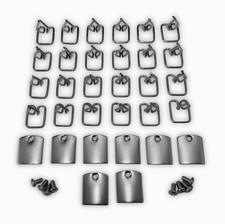 56 Chevy 2-door Bel Air Door Molding Clips 1956 Chevrolet New On Sale