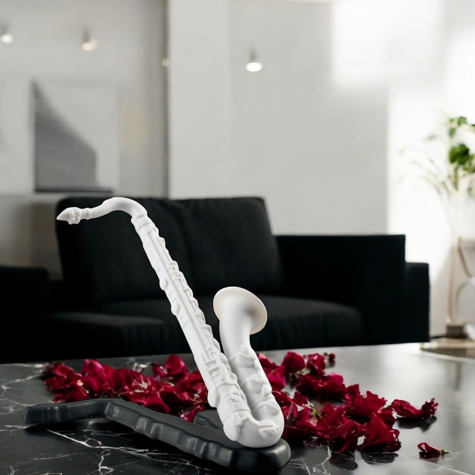 Rare Lladro Retired Saxophone Figurine Model 01009354 Collectible Art