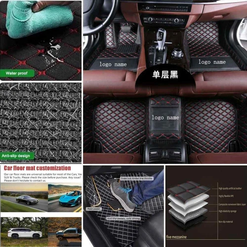 For Dodge Durango 2004-2024 Car Floor Mats Custom Carpets Waterproof All Models - Picture 5 of 35