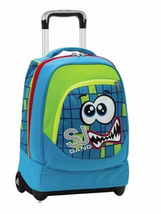 ZAINO SEVEN - TROLLEY BIG - SJ BOY FACCE - AZZURRO 201001632/001 | eBay