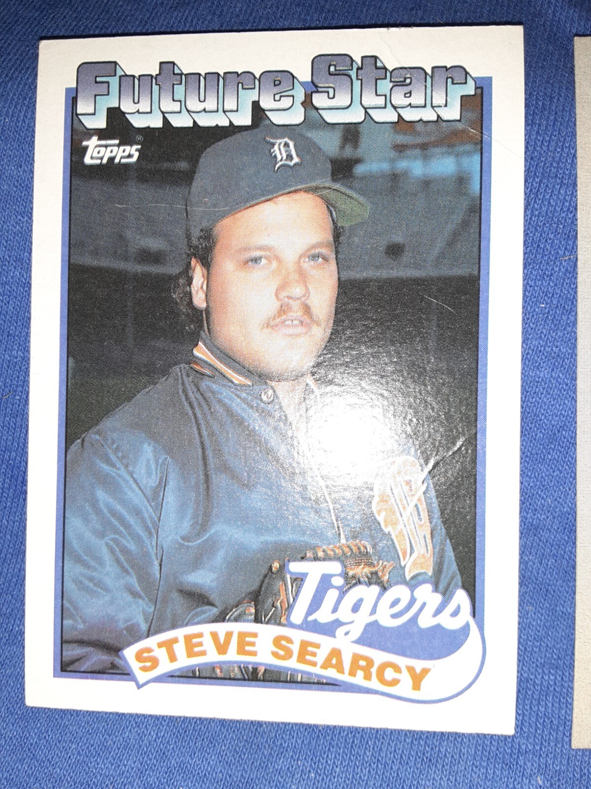 1989 Topps Future Stars Rookie RC #167 Steve Searcy Detroit Tigers