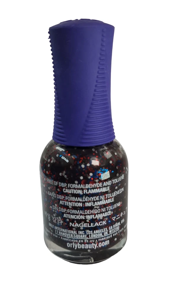 Orly FX Glitter Nagellack 18ml - 20818 Black Hole - Bild 4 von 4