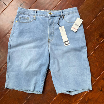 NWT Anne Klein Bermuda Jean Shorts - 10 | eBay