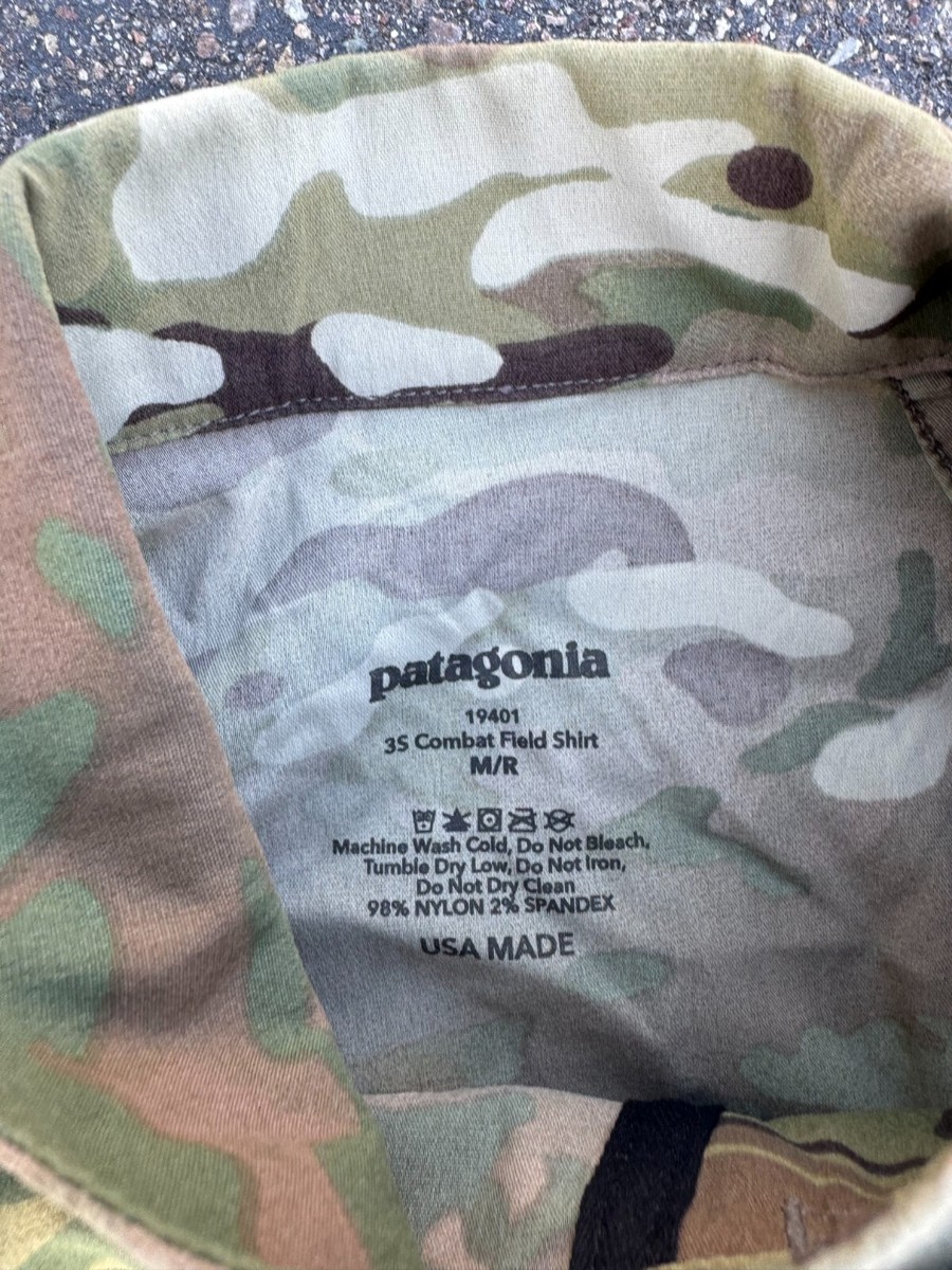 Patagonia Multicam Full Zip Lost Arrow 3S Combat Field Shirt