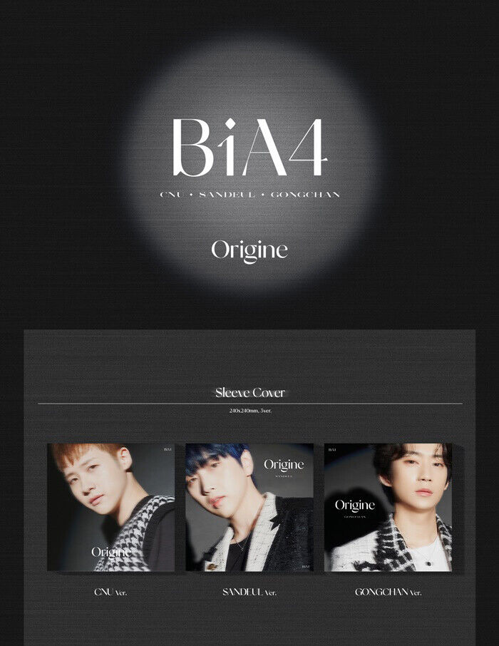 B1A4 - Origine CD+64p Photobook+On Pack Poster+3Photocards+Extra Photocards  Set