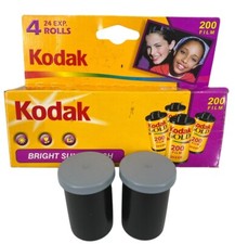2-Roll Pack Kodak Bright Sun Flash 200 35mm Color Print Film EXP 09/2007 NEW
