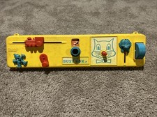 Vintage Busy Box Jr. Crib Playpen Baby Sensory Toy