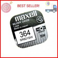 Maxell Silver Oxide Watch Battery SR621SW Low Drain Replaces 364