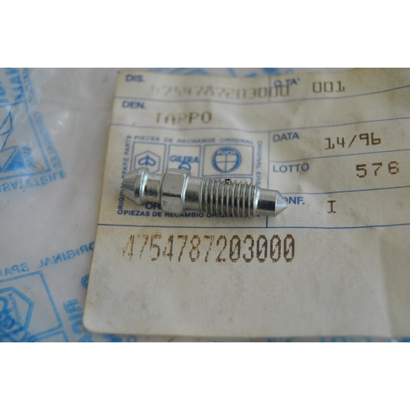 Tapón Descanso Disco Placa de Soporte Del Zapato Breather Plug Piaggio 16 Van V
