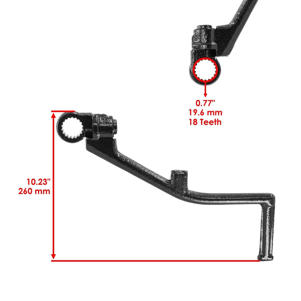 Kick Starter Start Kicker para Suzuki LT250R LT-250R Quadracer 250 2X4 1985-1992 Foto 2 de 4